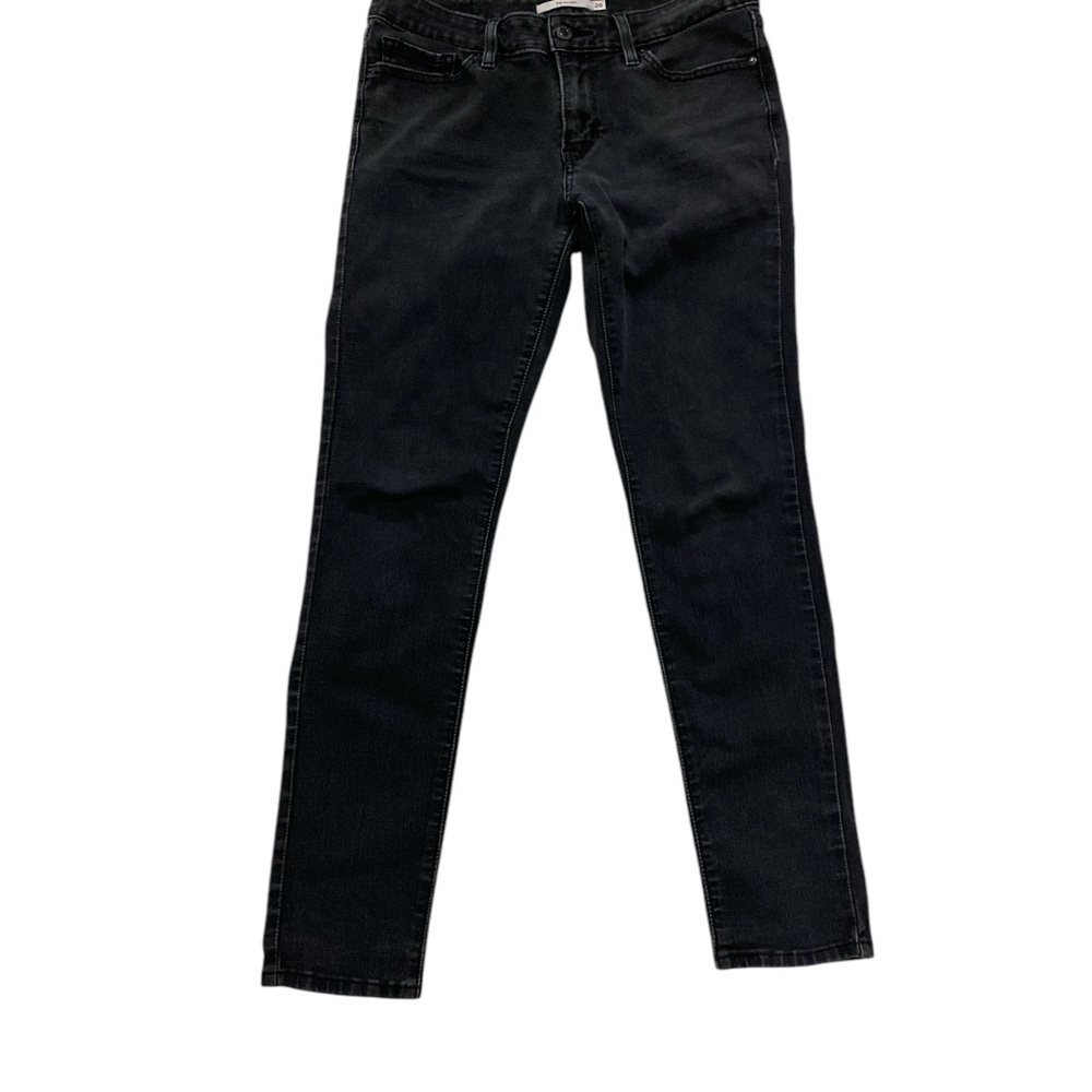 Levi’s 711 Skinny Jeans Women’s Size 28 Black Tab Zip Fly Casual Festival Comfy